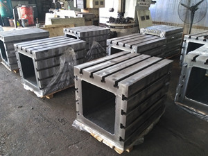 定做T型槽鑄鐵方箱墊箱